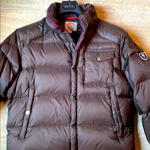 Brooks Brothers Brown Duck Down Puffer Jacket